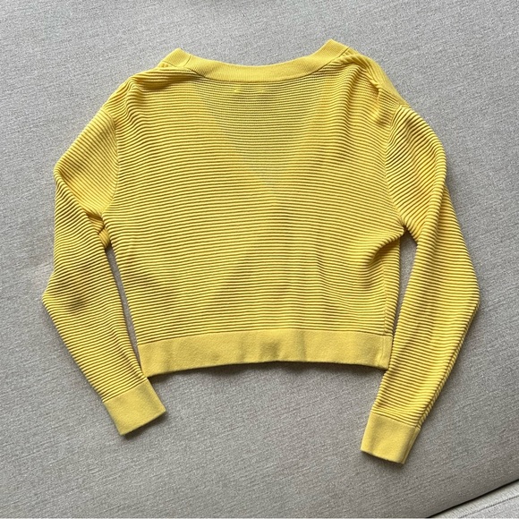 Wilfred Cropped Linen Blend Cardigan - Picture 6 of 8